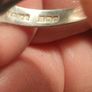 1978 Double Heart Sterling Silver Ring Image 7