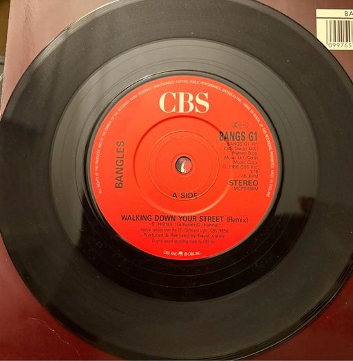 The Bangles Walking Down Your Street  BANGS G1 Special Fold Out Edition