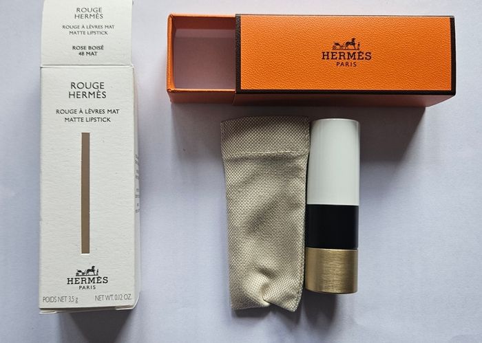 Hermes Matte Lipstick in 48 Rose Boise