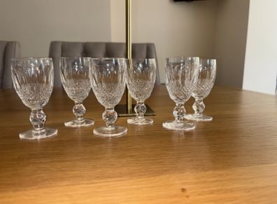 Waterford Crystal Set of 6 Vintage Colleen Cut Glasses