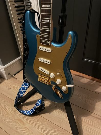 Used Fender Squire 40th Anniversary Stratocaster for Sale.