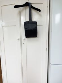 Tula Black Leather Over Shoulder Bag