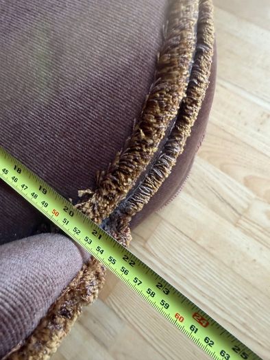 Genuine Vintage Slipper /Tub Brown Bedroom Chair
