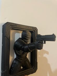 Robocop 3d wall art