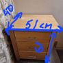 Oak Bedside Chest Image 4