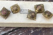 4 WWII British Officers Rank/PIPS Barges