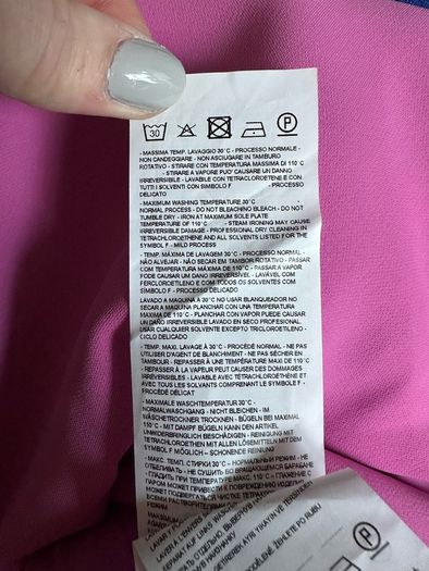 Pink Emporio Armani trousers - sz 12-14