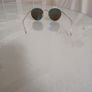 Ray Ban P  .. Round Flash Lenses ...Matte Gold Frame ... Blue Mirror  Lenses ... no box ... perfect condition ... REDUCED Image 2