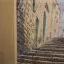 Large Street Alley Print - Framed and signed Image 7
