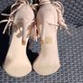 New High Heels Fringes Shoes on Rearside Image 6
