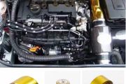 Gold Car Thermal Exhaust Tape Auto Reset Thermal Insulation Protection Tape Flame Retardant Self-Adhesive Heat Reflective