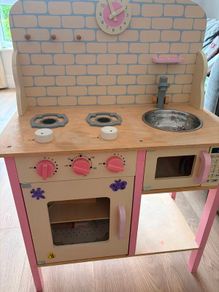 Kids toy kitchen unit