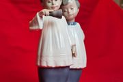 NAO by Lladro porcelain figurine Two Choir Boys with Trumpet