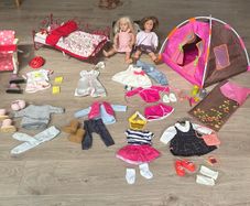 Our Generation Doll, outfit and accessory bundle