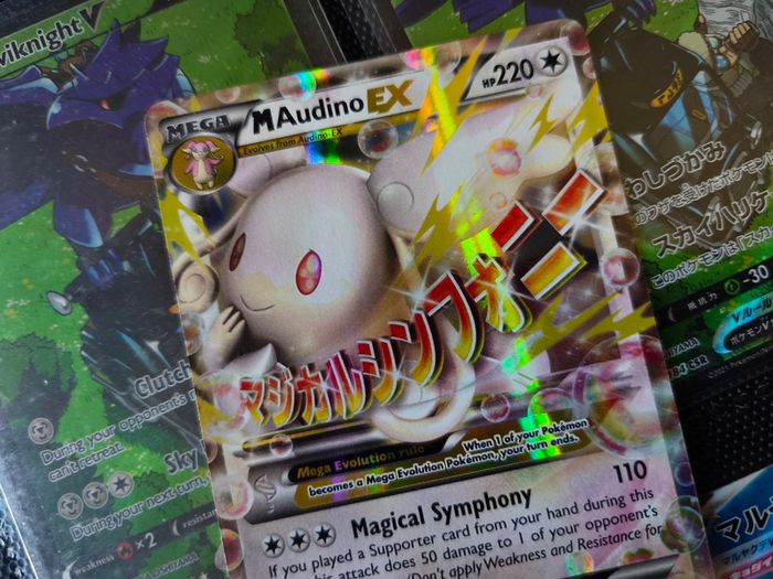 MAudino EX ! Ultra Rare ! from Fates Collide Set ! 2016 ! Pokemon Card !
