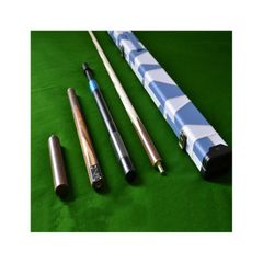 Handmade Snooker Cue 3/4 Zebra Wood Inlayed Ash Snooker/pool Cue Complete 4 Piece Set - Free Delivery / Collect
