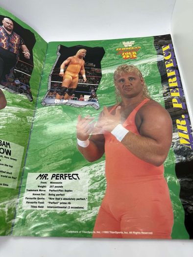 Wwe WWF European spring Tour 1993 Official souvenir Programme