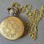 Quartz Vintage Style Pocket Watch, eagle design. Image 3