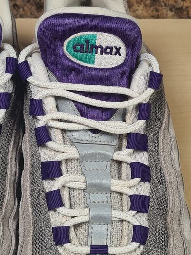Mens Nike Air Max 95 Grape Snakeskin 2019 Size Uk 10 Eu 45