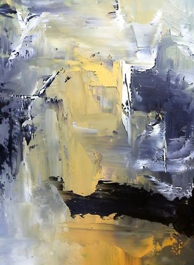 Gravitation oil on panel 75x55x4