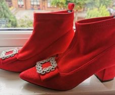 Brand new red boots size 37/4