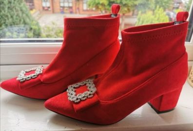 Brand new red boots size 37/4