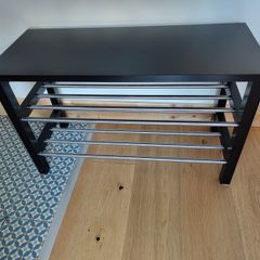 IKEA shoe rack Tjusig Black