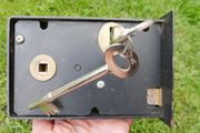 Large Door Rim Lock With A Working Keys