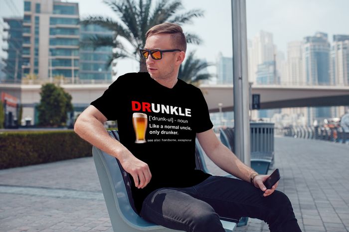 Drunkle T-shirt Perfect Gift Present Idea For Uncle