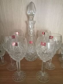 Cavan crystal decanter and 6 glasses