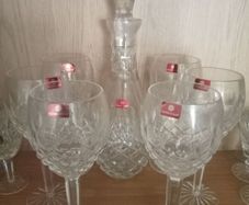 Cavan crystal decanter and 6 glasses