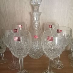 Cavan crystal decanter and 6 glasses