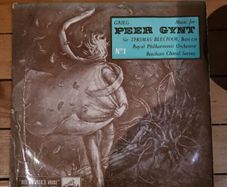 Grieg Peer Gynt Music No 1 45 RPM Extended Play HMV 7ER 5124 Sir Thomas Beecham Royal Philharmonic Orchestra