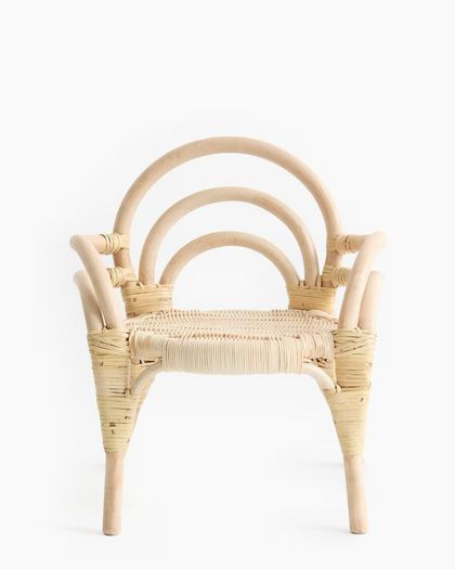 Children's Rattan Lounge Chair