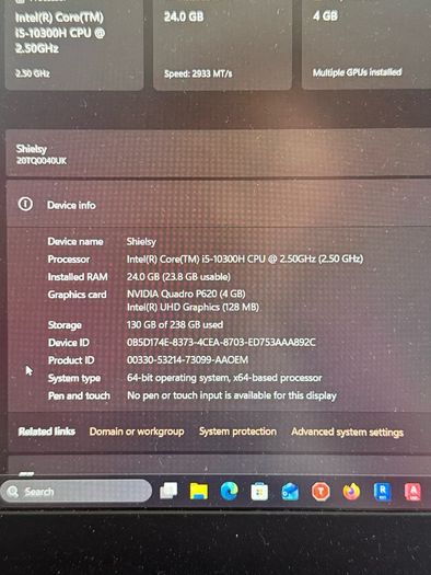 Lenovo Thinkpad P15V