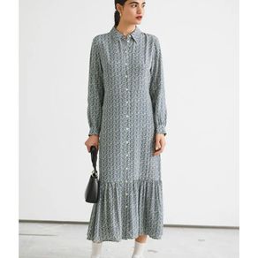 & Other Stories Ditsy Floral Midi Dress