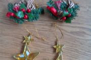 Vintage Christmas Decorations x 4 for Sale