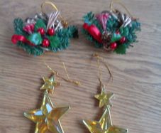 Vintage Christmas Decorations x 4 for Sale