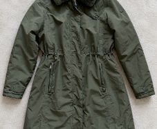 Regatta Renata Womens Waterproof Insulated Fur Collar Parka Dark Khaki Olive Size 14