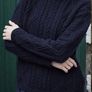 Aran knit 100% merino wool sweater Image 4