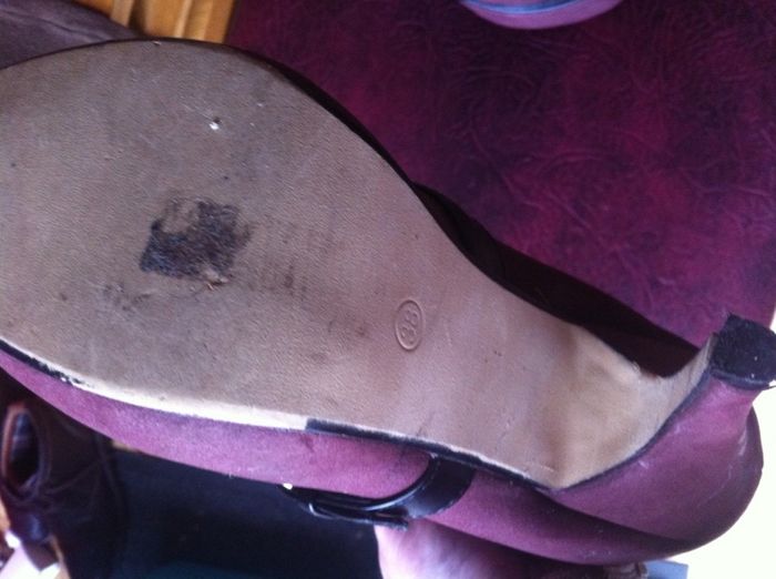 Dunnes purple ankle boots