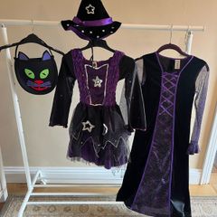 Girls Halloween Witch Costumes
