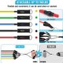 Resistance Bands Set Exercise Bands, Resistance Bands Set Men Home Workouts With 5 Fitness Tubes, 2 Foam Handles, 2 Ankle Straps, 2 Door Anchor (FREE SHIPPING) Image 5