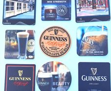 Collection of Guinness Beer Mats
