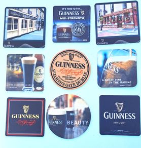 Collection of Guinness Beer Mats