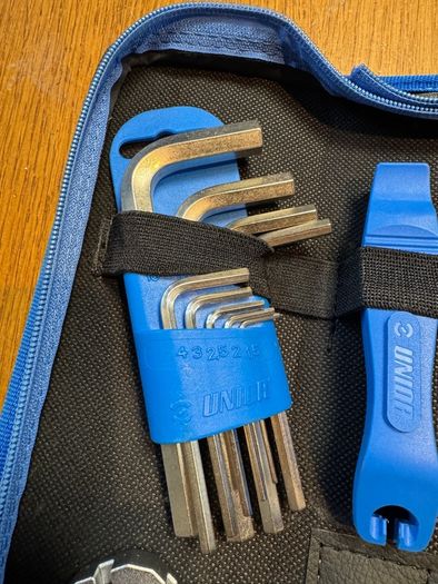 Unior professional toolset for home mechanics