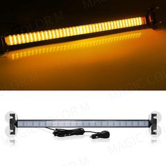 80 LED Amber Orange Yellow Strobe Police Lights For Auto Emergency Grill Warning Lamp Windshield Bar Traffic Advisor Flashlight Car Accessories