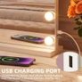 Vanity Mirror Hollywood Mirror with Lights 18 LED With USB Charging Port Bluetooth Speaker 80x58 Image 3