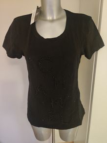 BNWT black detailed fancy stretchy top size UK14 EU42 Postage included