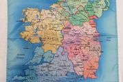 Map of Ireland flag 90cm x 60cm.